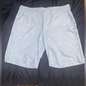 Men’s V46 Golf Shorts, Baby Blue, Size 38